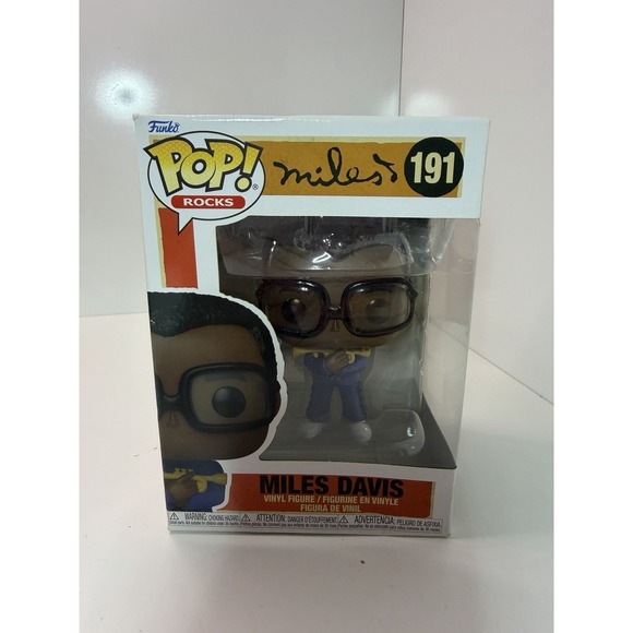 Funko Other - Funko POP! Rocks Miles Davis #191 Vinyl Figure Jazz Legend